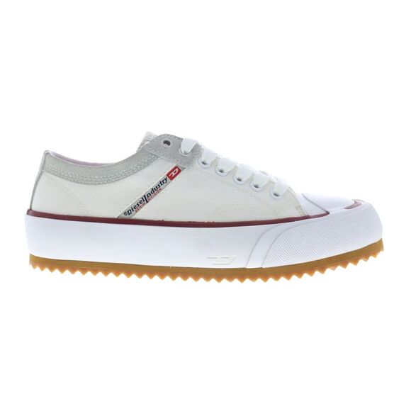 Diesel Mens S-Principia Low White Shoes (NWT) - Picture 1 of 7